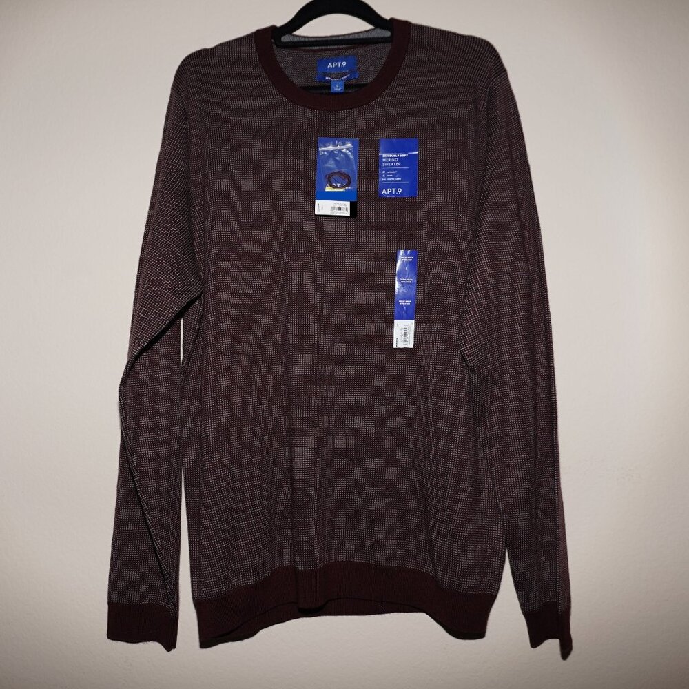 NWT - APT. 9 Merino Wool Sweater - Size L